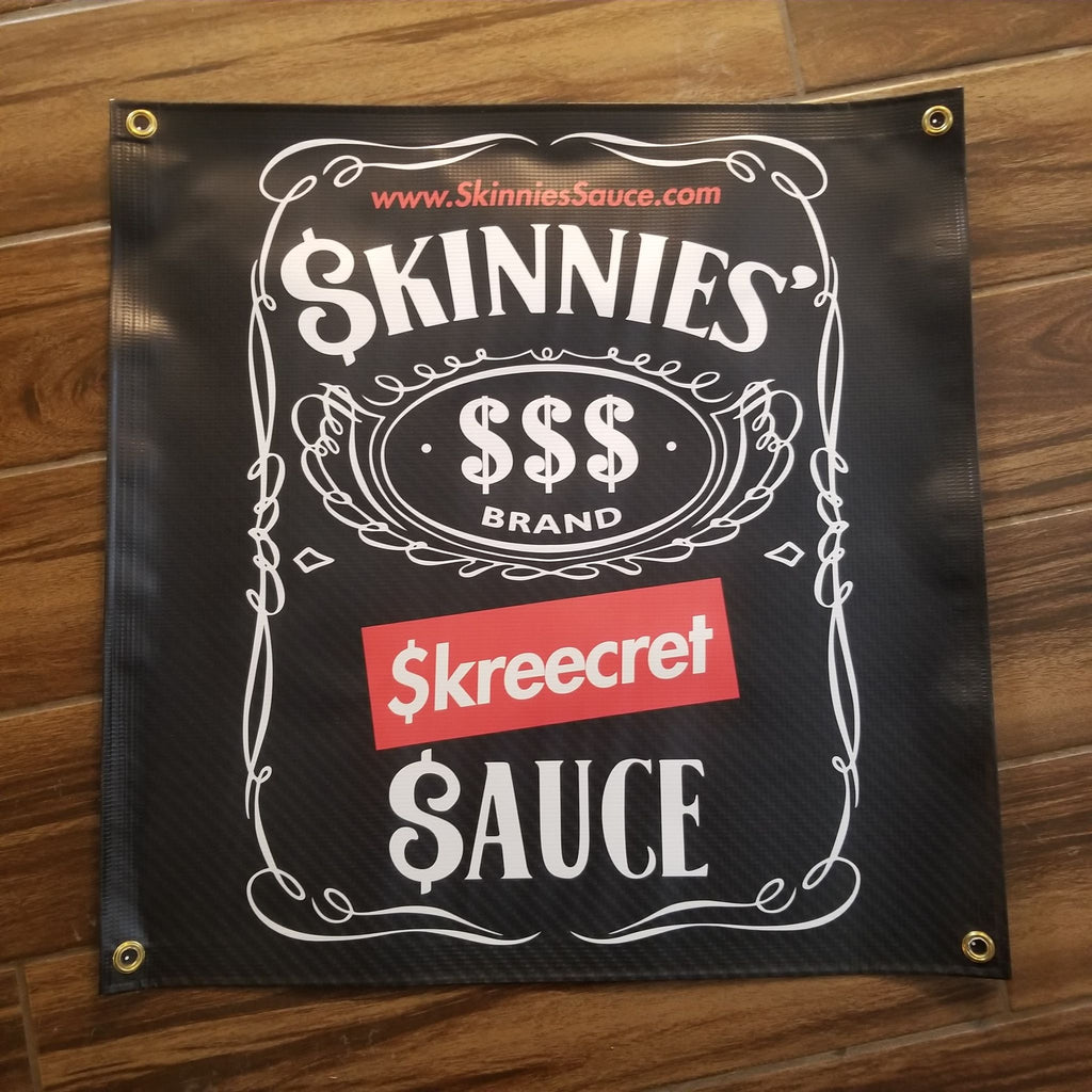 Skinnies Skreecret Sauce OG Logo Banner