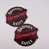 New Round Sauce Logo Sticker