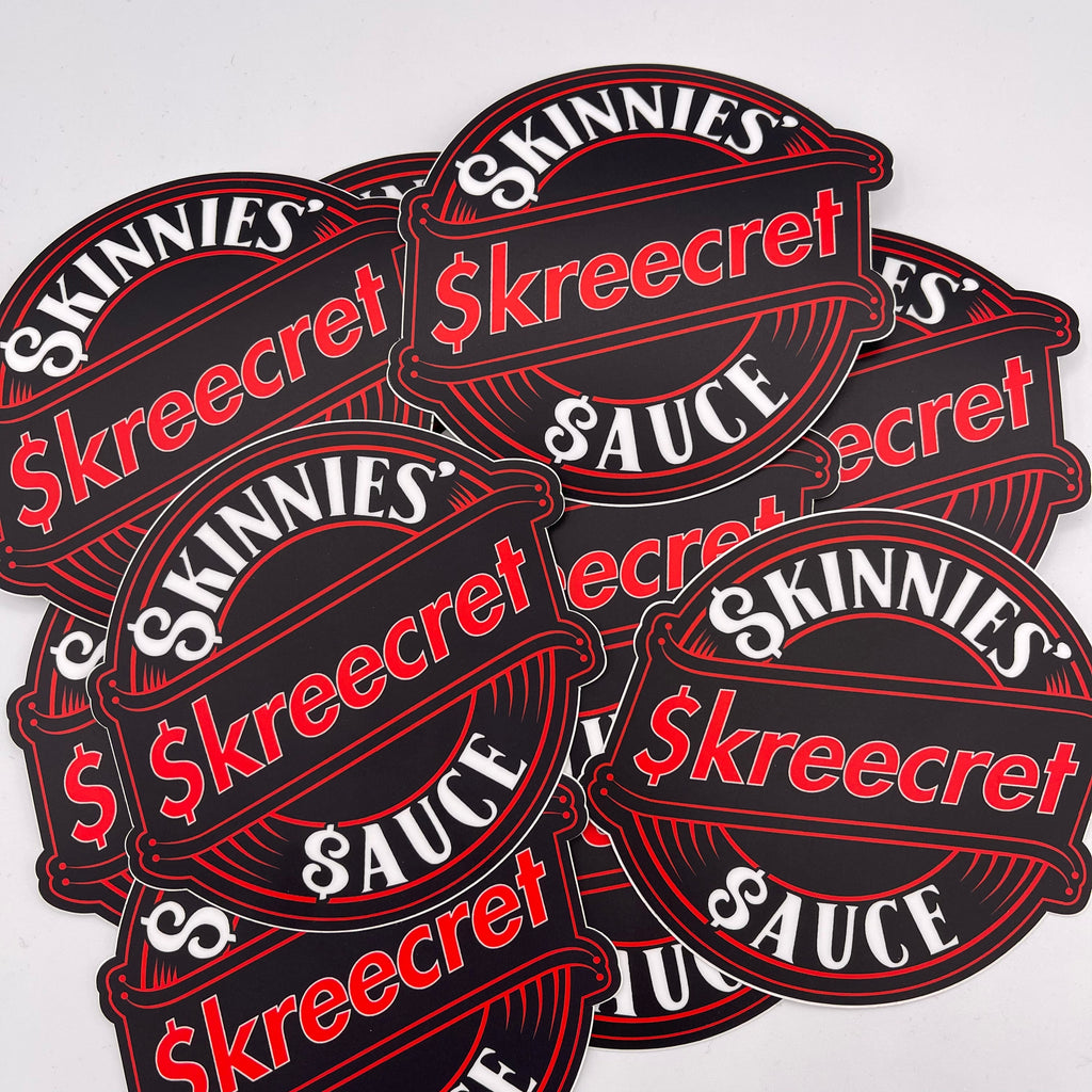 New Round Sauce Logo Sticker
