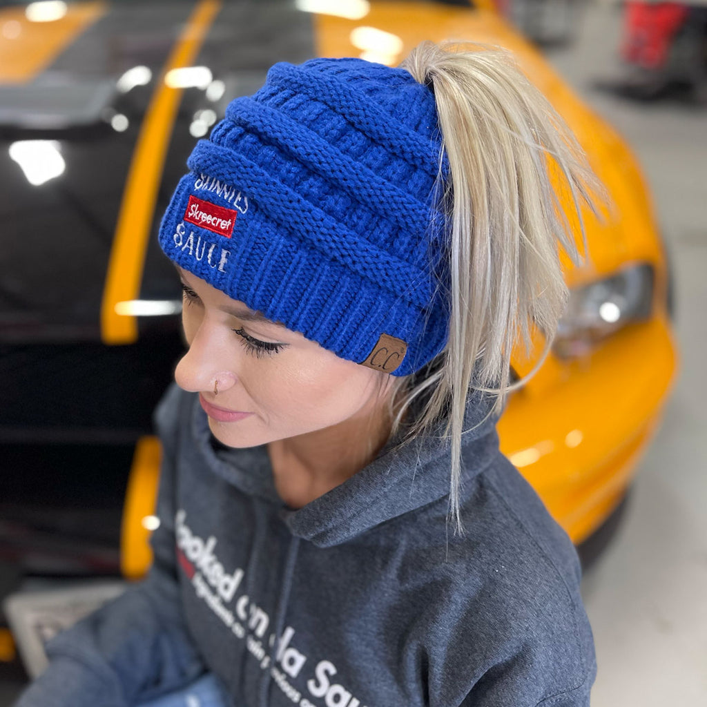 Messy Bun Beanies