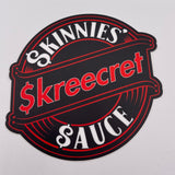 New Round Sauce Logo Sticker